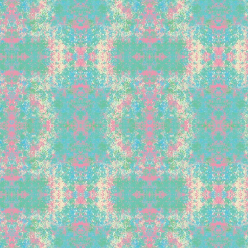 Mint Pastel Paint Run Pattern Acrylic Sheet - CMB Pattern Acrylic